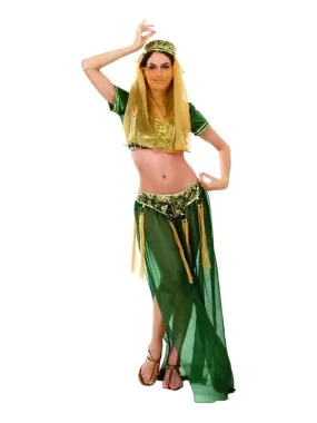 Déguisement Danseuse Orientale Femme - Vert