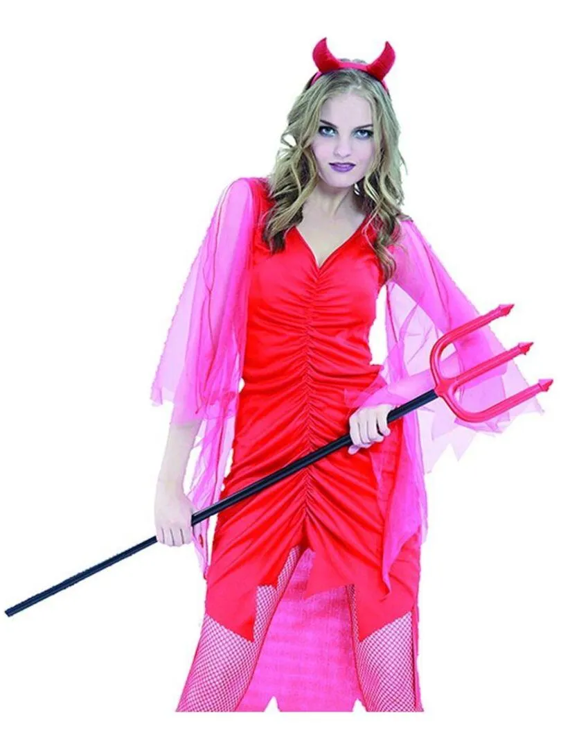 Déguisement Diablesse Halloween Femme - Rouge