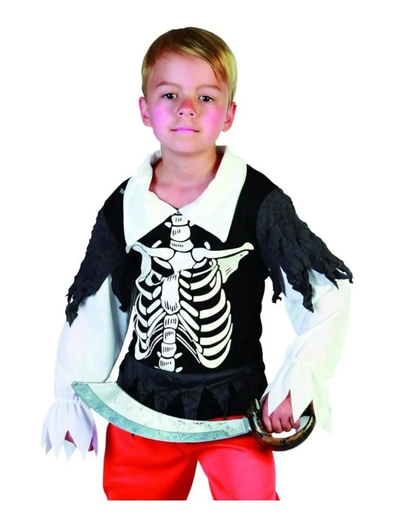 Déguisement Pirate Zombie Halloween enfant - Noir Noir