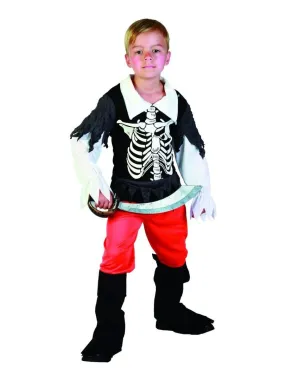 Déguisement Pirate Zombie Halloween enfant - Noir Noir