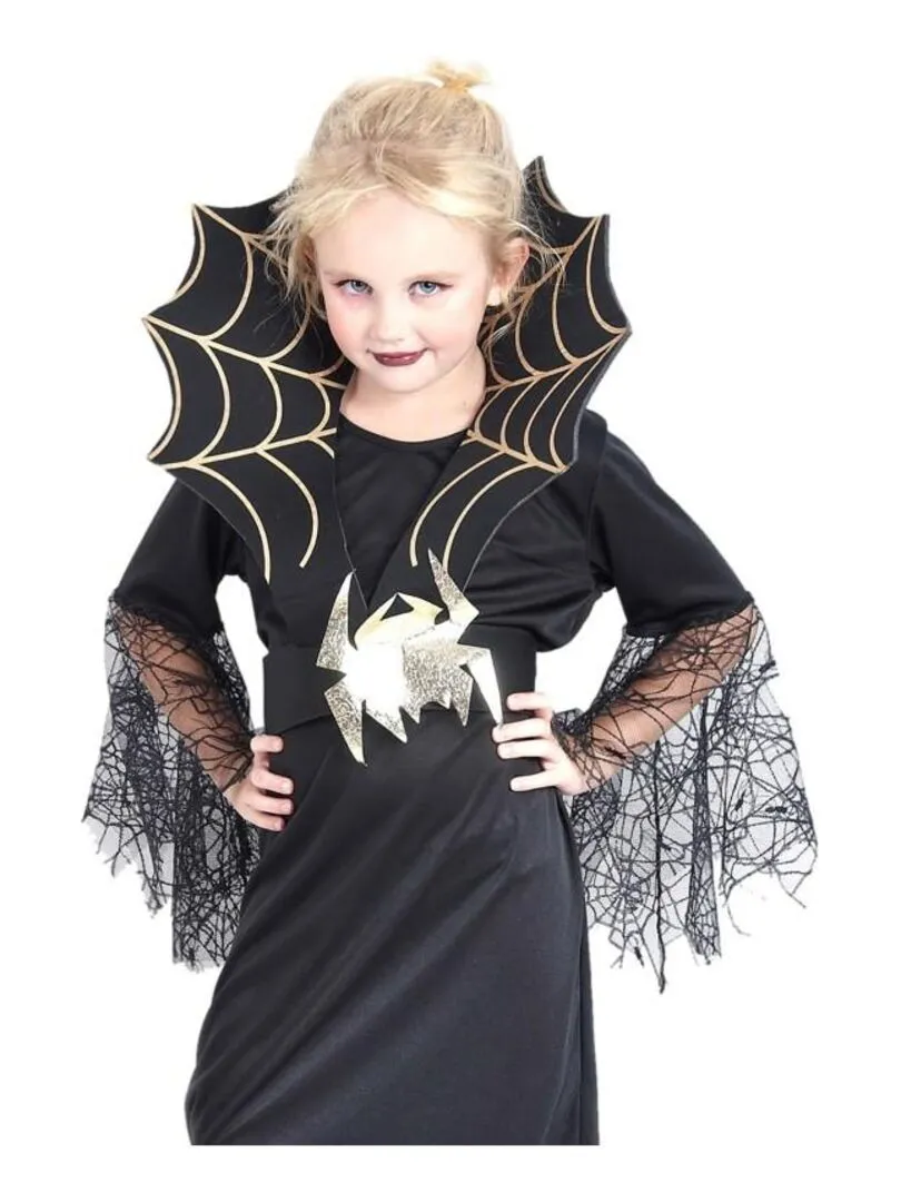 Déguisement Veuve noire Halloween fille enfant - Noir Noir