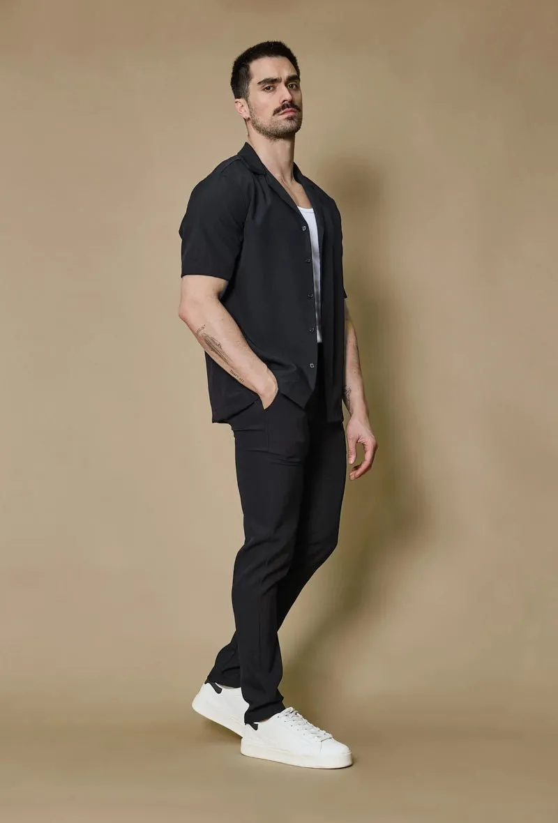 Ensemble chemise pantalon uni