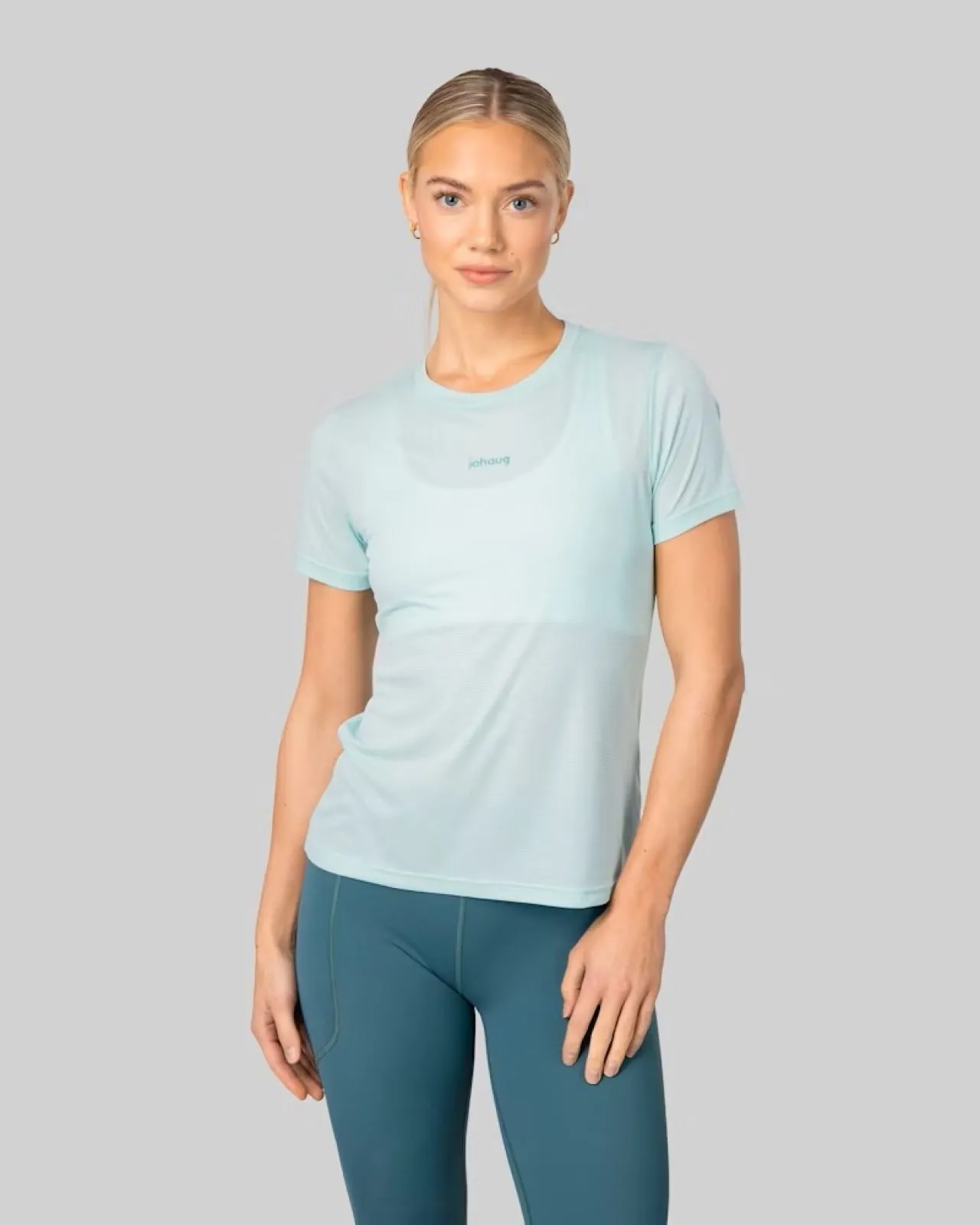 JOHAUG DISCIPLINE TEE LIGHT MINT running