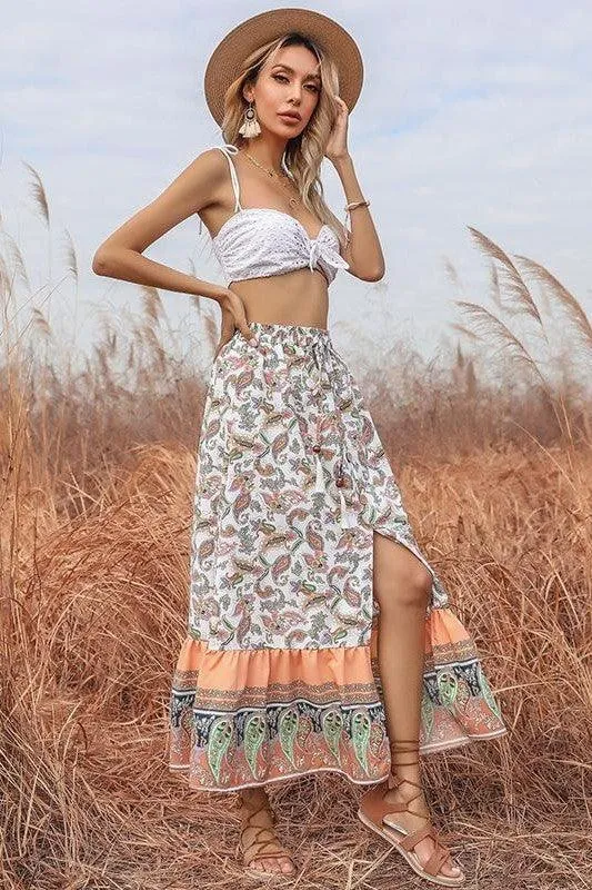 Jupe Boho Maxi Longue Florale