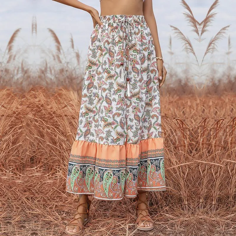 Jupe Boho Maxi Longue Florale