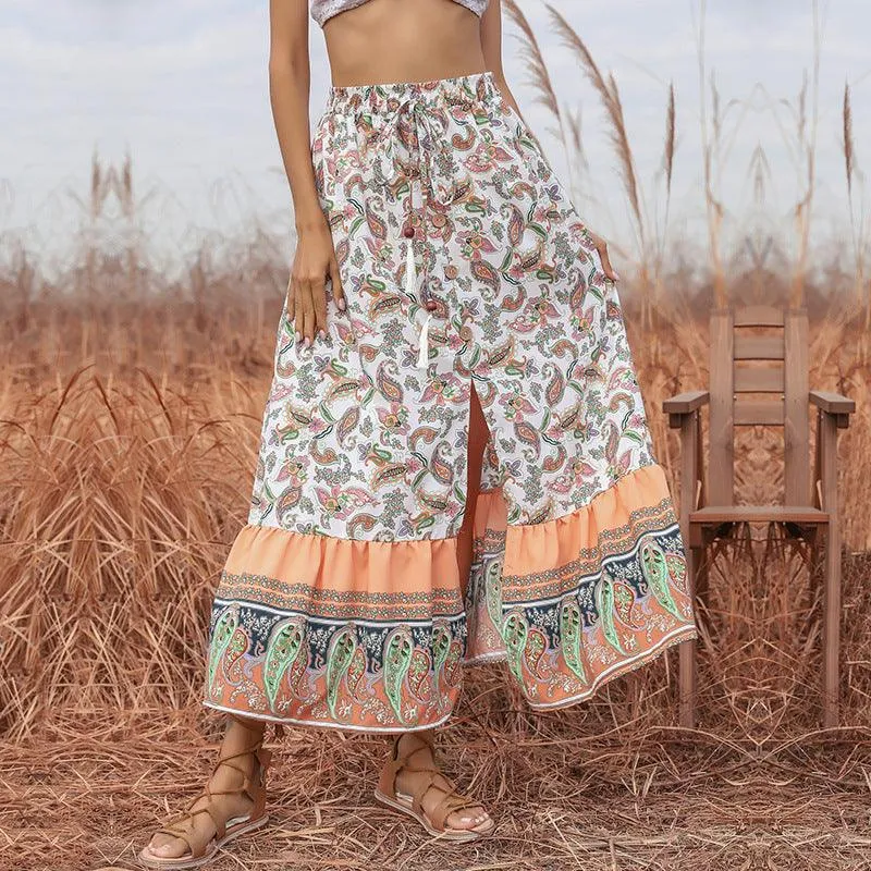 Jupe Boho Maxi Longue Florale