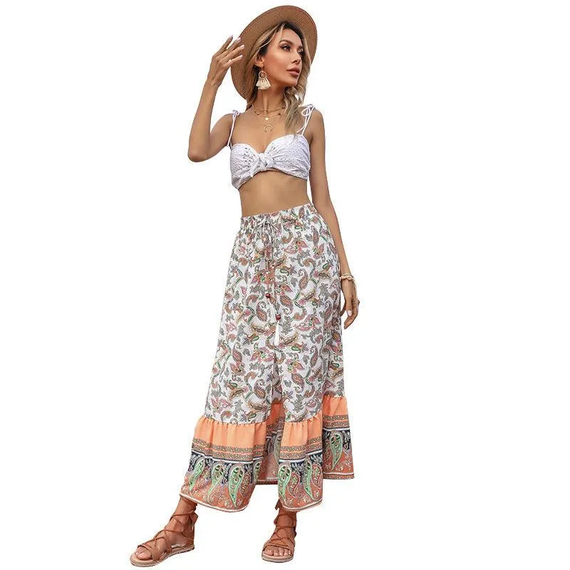 Jupe Boho Maxi Longue Florale