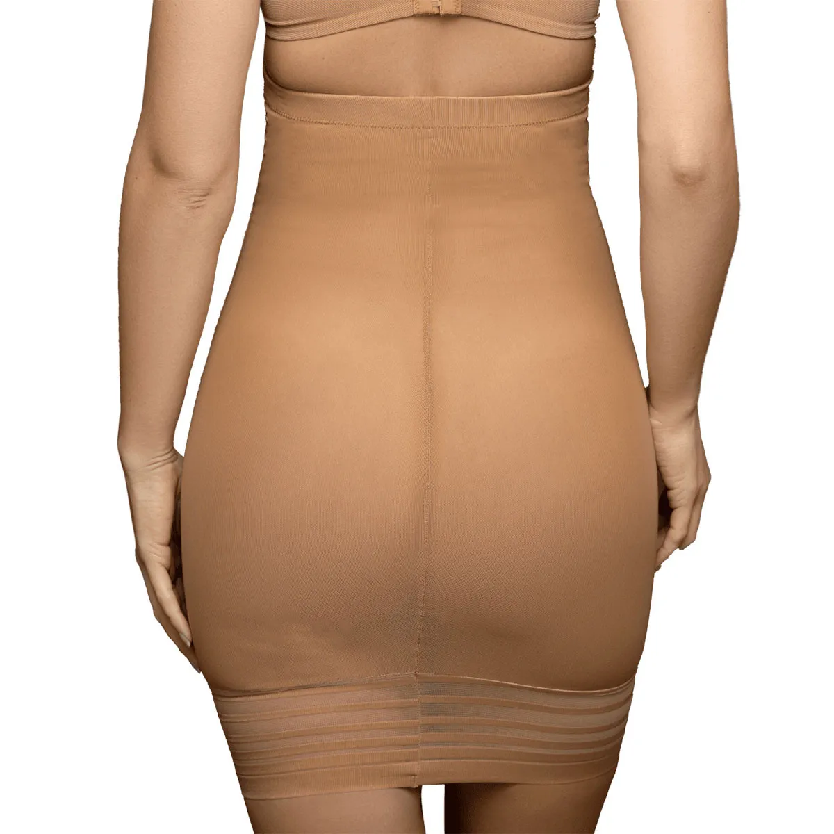 Jupon gainant high control en Powermesh light brown de Bye Bra