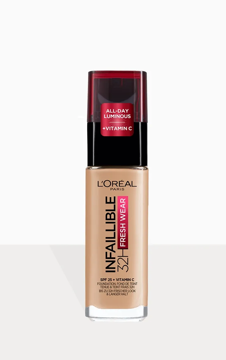 L'Oréal Paris INFAILLIBLE Fond de teint longue tenue 32h 140 Golden Beige