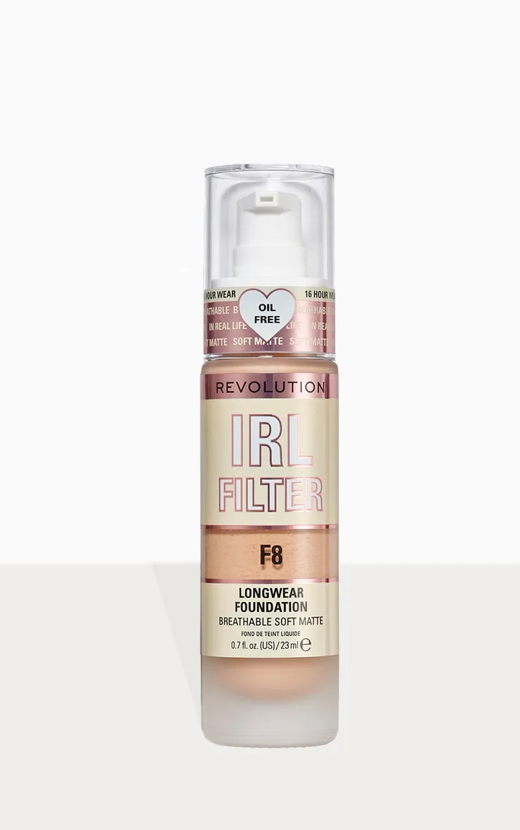 Makeup Revolution Fond de teint longue tenue IRL Filter F8