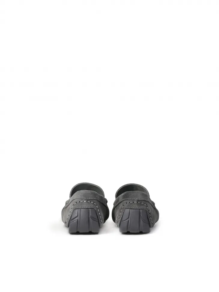 Mocassins graphites pour hommes