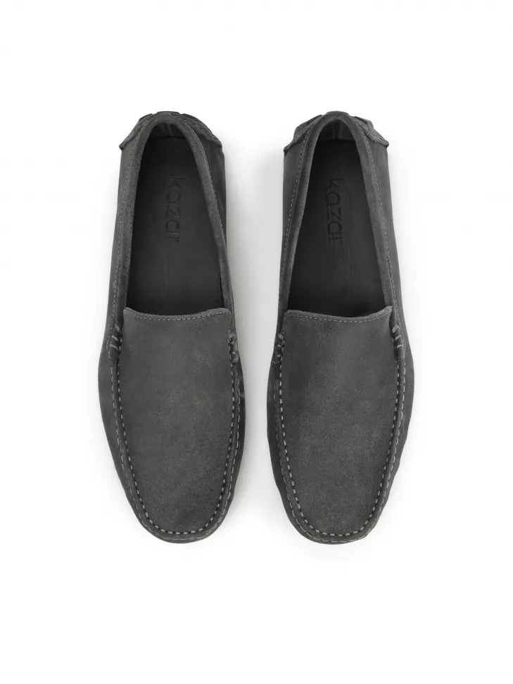 Mocassins graphites pour hommes