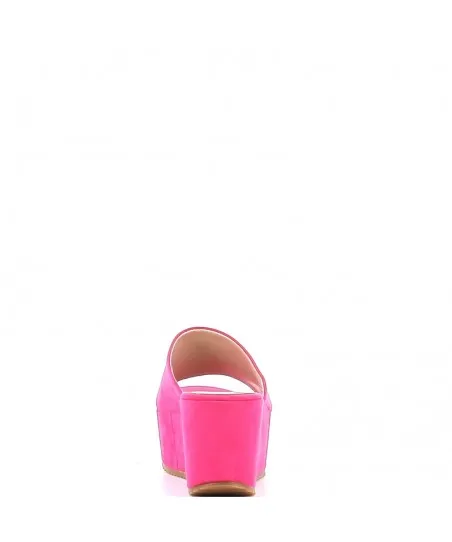 MULE COMPENSEE MICROFIBRE FUSCHIA