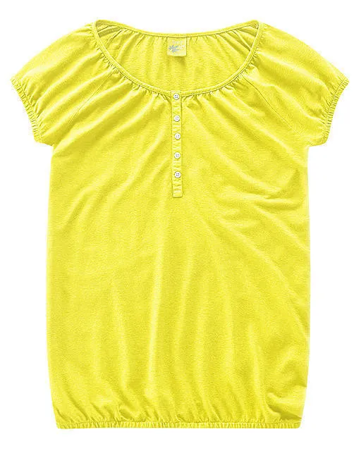 Petite blouse décolletée en chanvre et coton bio