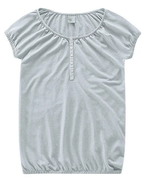 Petite blouse décolletée en chanvre et coton bio