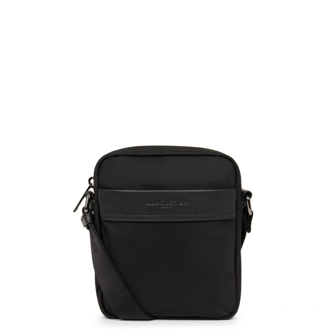 POCHETTE BANDOULIERE BASIC & SPORT - Nylon Noir en cuir Lancaster - Pochette & Sacoche Homme sur MenCorner