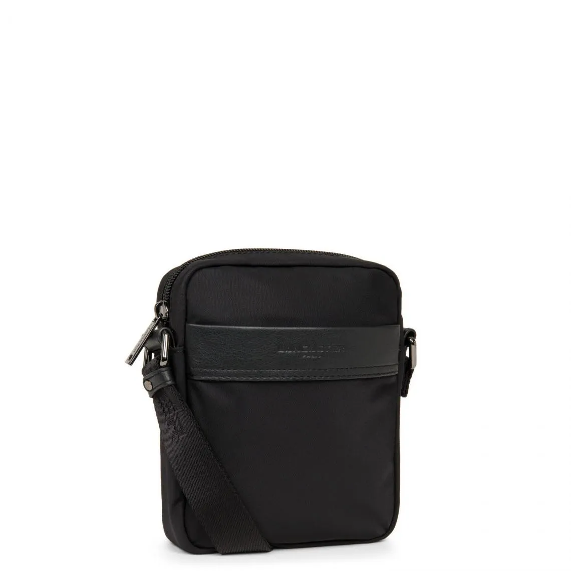 POCHETTE BANDOULIERE BASIC & SPORT - Nylon Noir en cuir Lancaster - Pochette & Sacoche Homme sur MenCorner