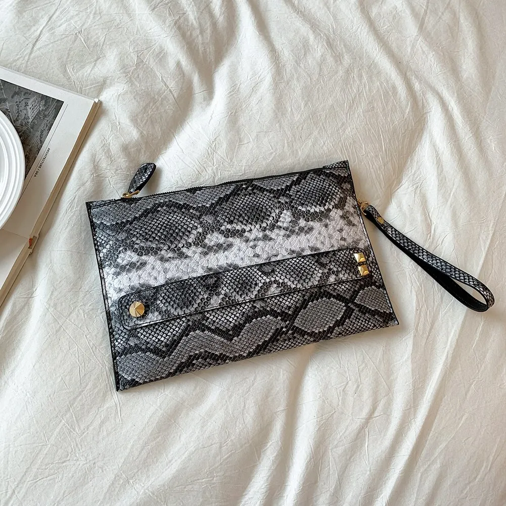 Pochette en cuir PU pour femme