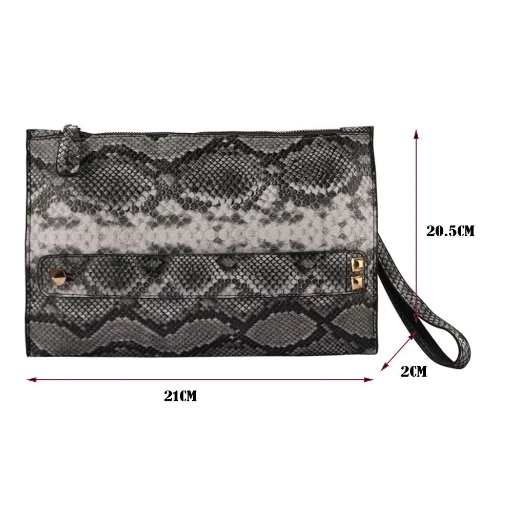 Pochette en cuir PU pour femme