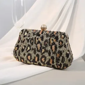 Pochette Léopard Sequins