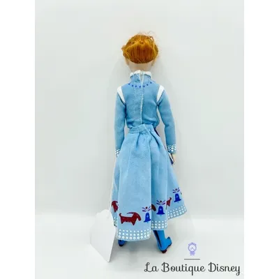 Poupée Anna Olaf's Frozen Adventure Disney Store 2018 tenue bleue La reine des neiges 30 cm