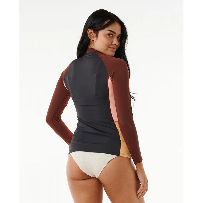 Rip Curl Block Party Upf 50+ Long Sleeve Tee - Lycra femme | Hardloop