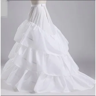 robe de mariée jupon traînant jupon à volants taille élastique église de mariage grand jupon traînant