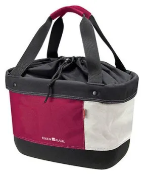 Sacoche de Guidon Klickfix Shopper Alingo Rouge Crème