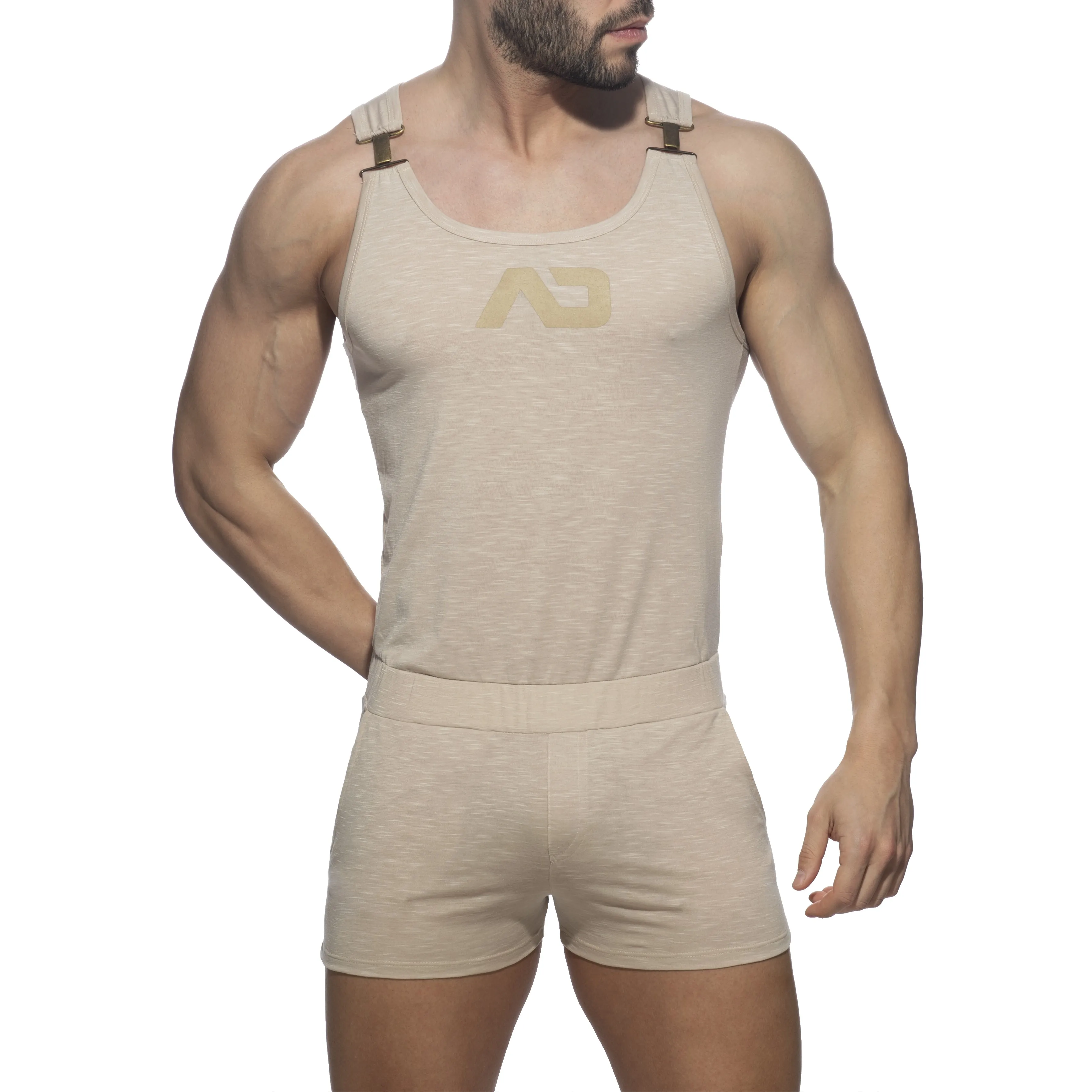 Salopette AD flame - beige - ADDICTED : vente body pour homme ADDICTED