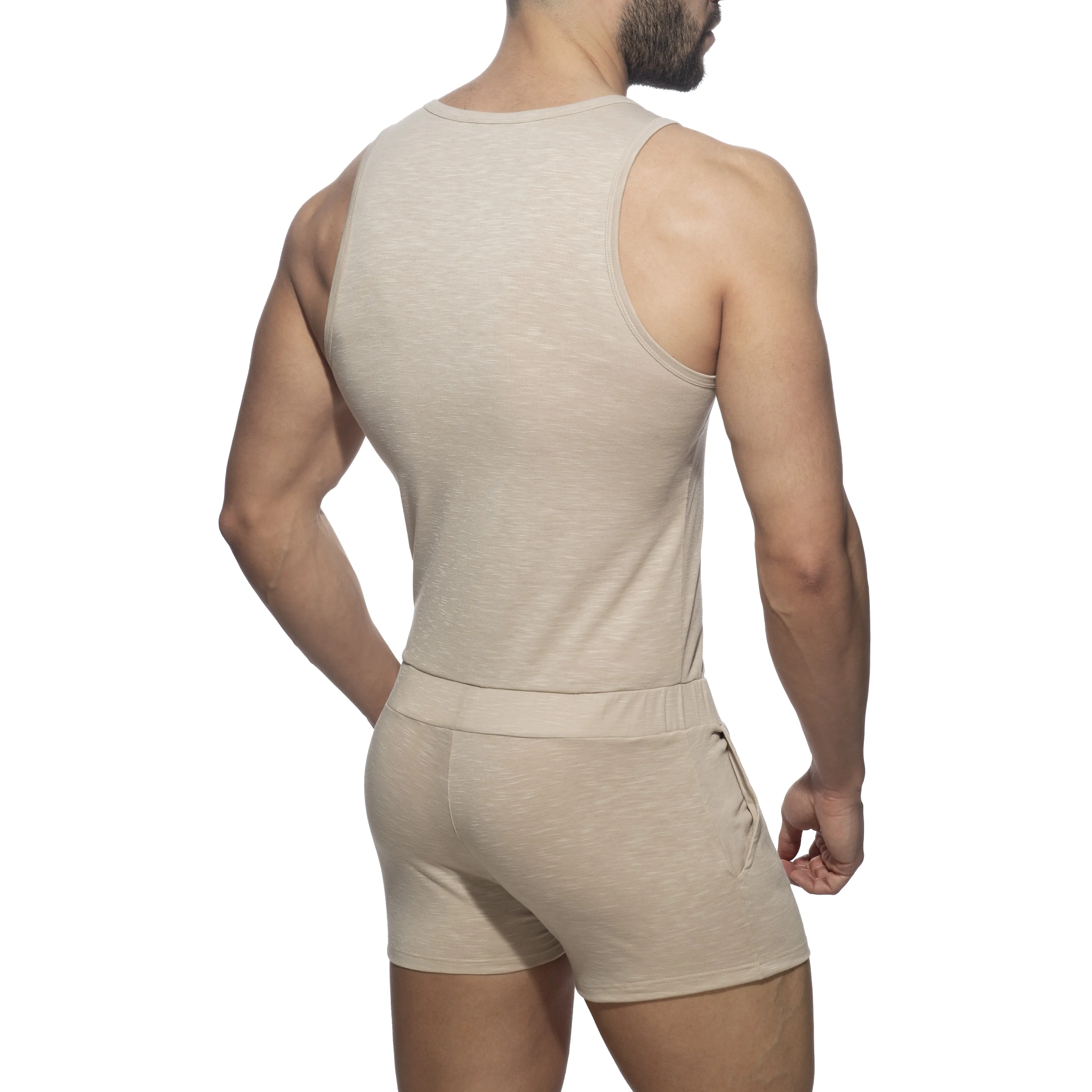 Salopette AD flame - beige - ADDICTED : vente body pour homme ADDICTED