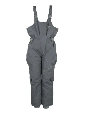 Salopette de ski fille FOMBLUX - PEAK MOUNTAIN - Gris