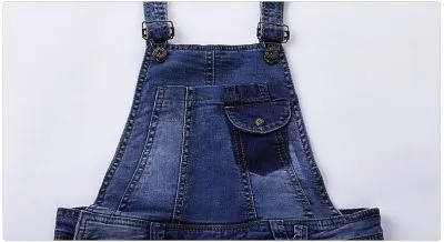 Salopette Longue en Jeans pour Femme Tendance Vintage