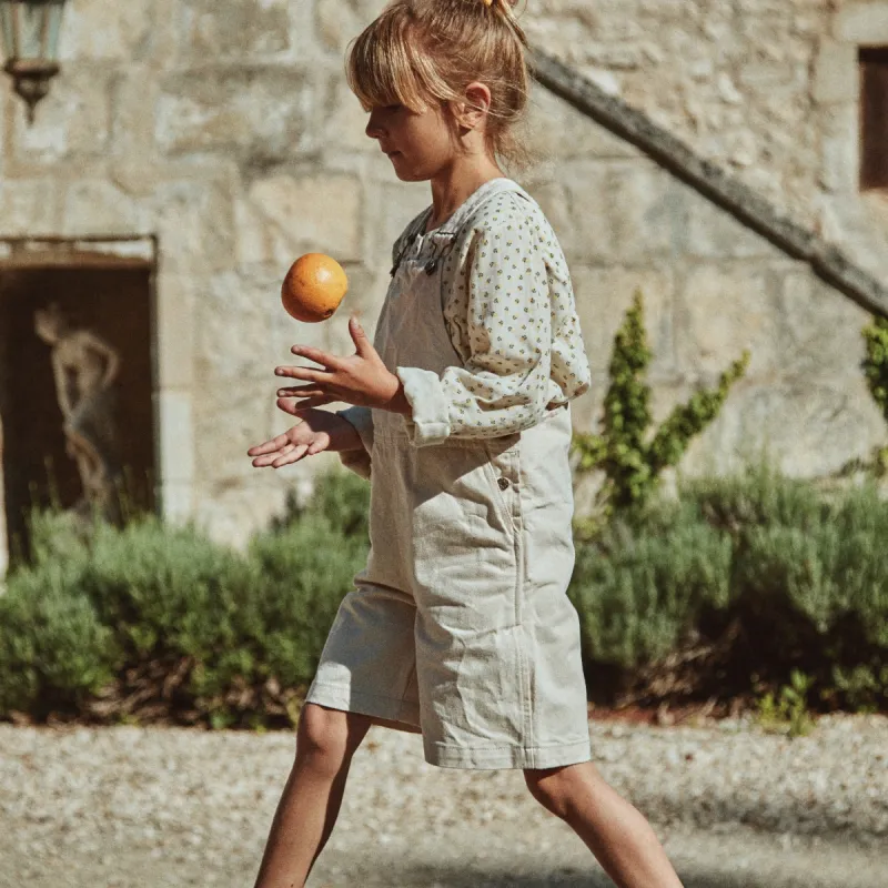 SALOPETTE PRUNE Denim Écru