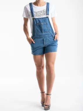 Salopette short en denim FANTINE 'Rica Lewis' - Bleu