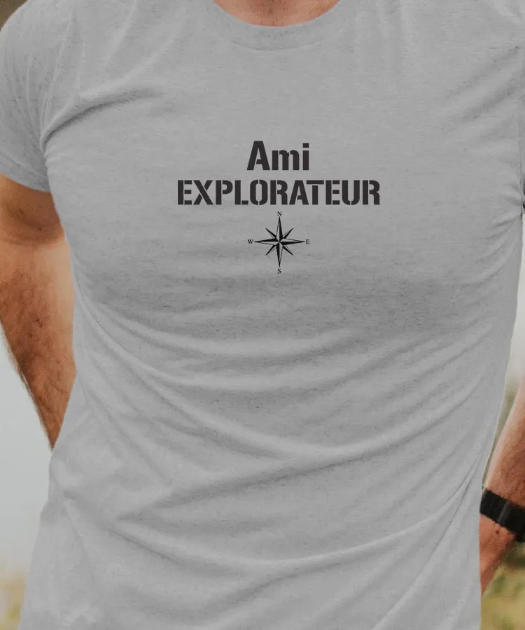 T-Shirt Ami explorateur Pour homme