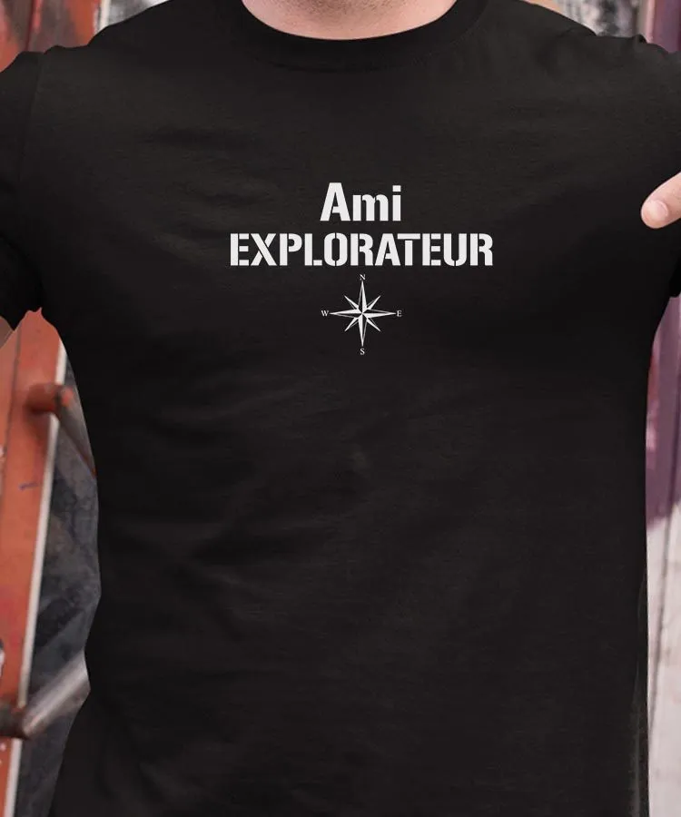 T-Shirt Ami explorateur Pour homme