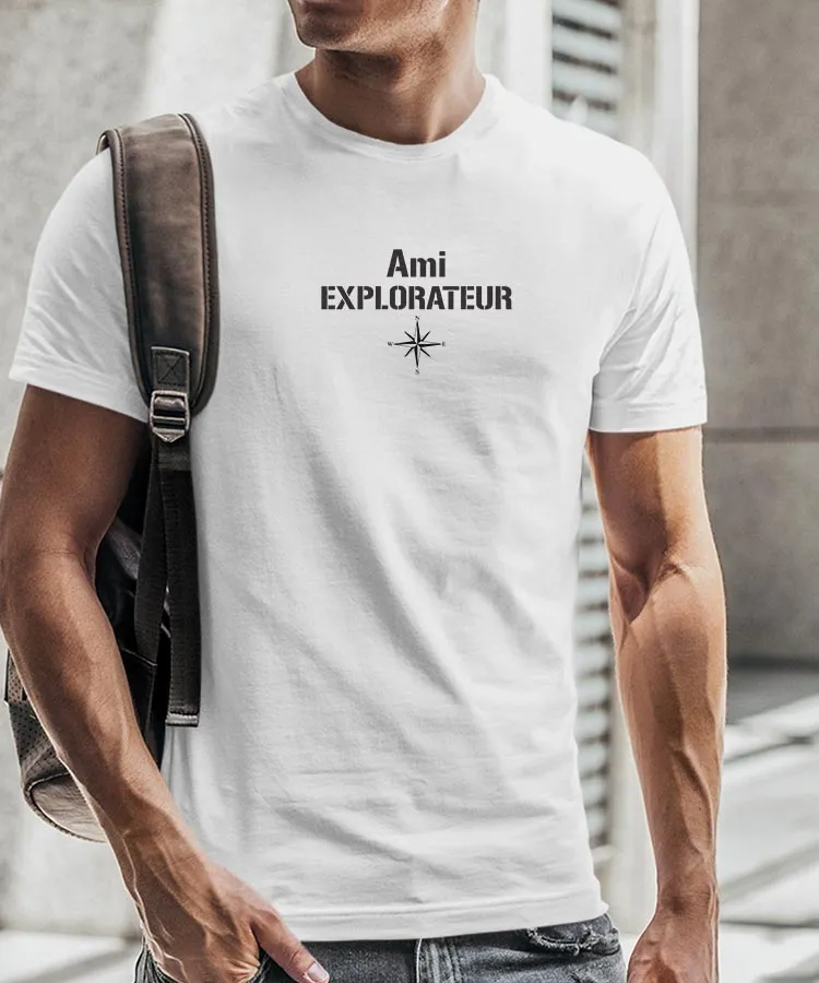 T-Shirt Ami explorateur Pour homme