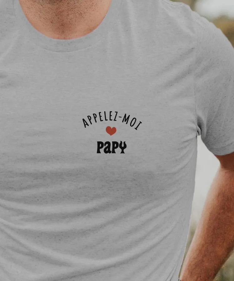 T-Shirt Appelez-moi Papy Pour homme