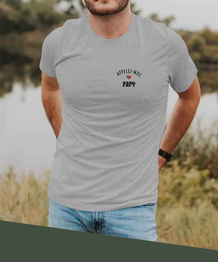 T-Shirt Appelez-moi Papy Pour homme