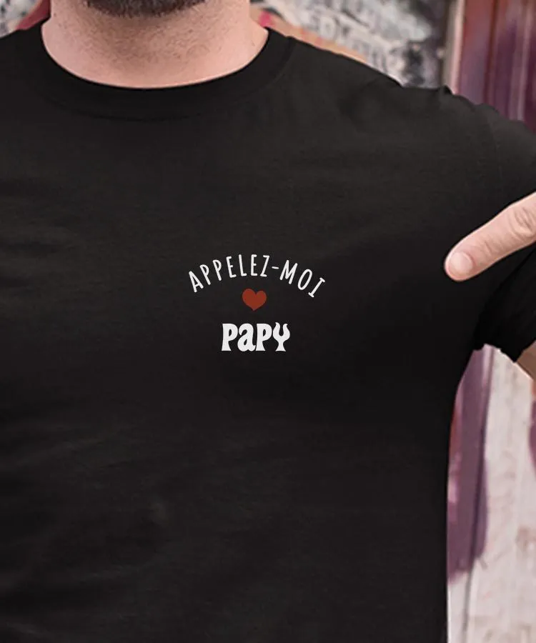 T-Shirt Appelez-moi Papy Pour homme