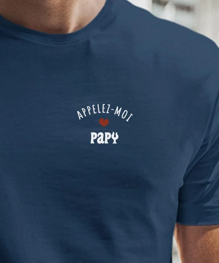 T-Shirt Appelez-moi Papy Pour homme