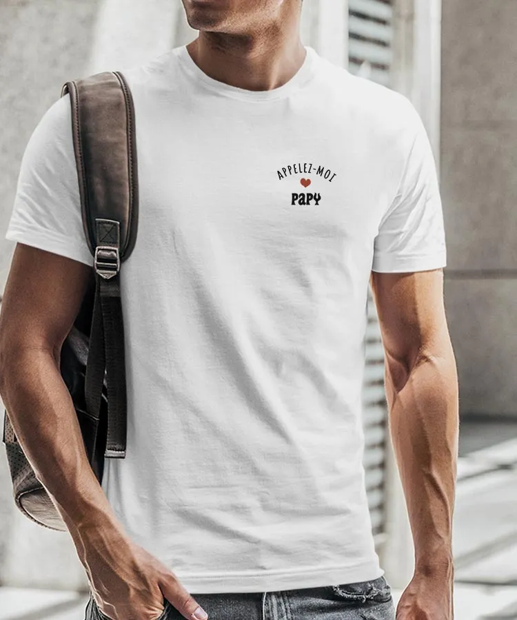 T-Shirt Appelez-moi Papy Pour homme