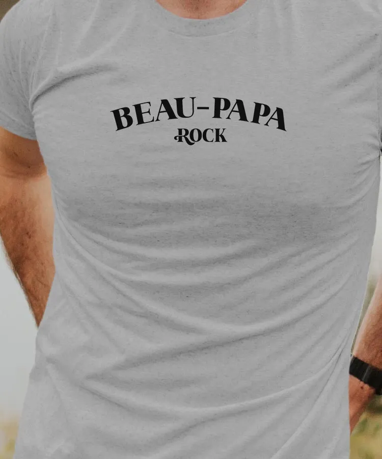 T-Shirt Beau-Papa rock Pour homme