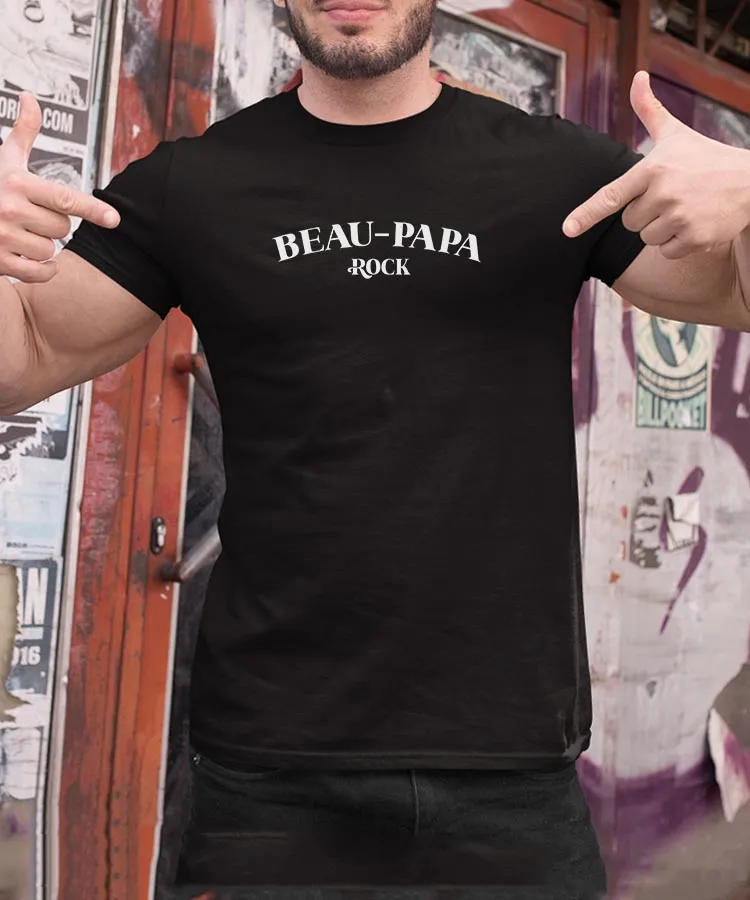 T-Shirt Beau-Papa rock Pour homme