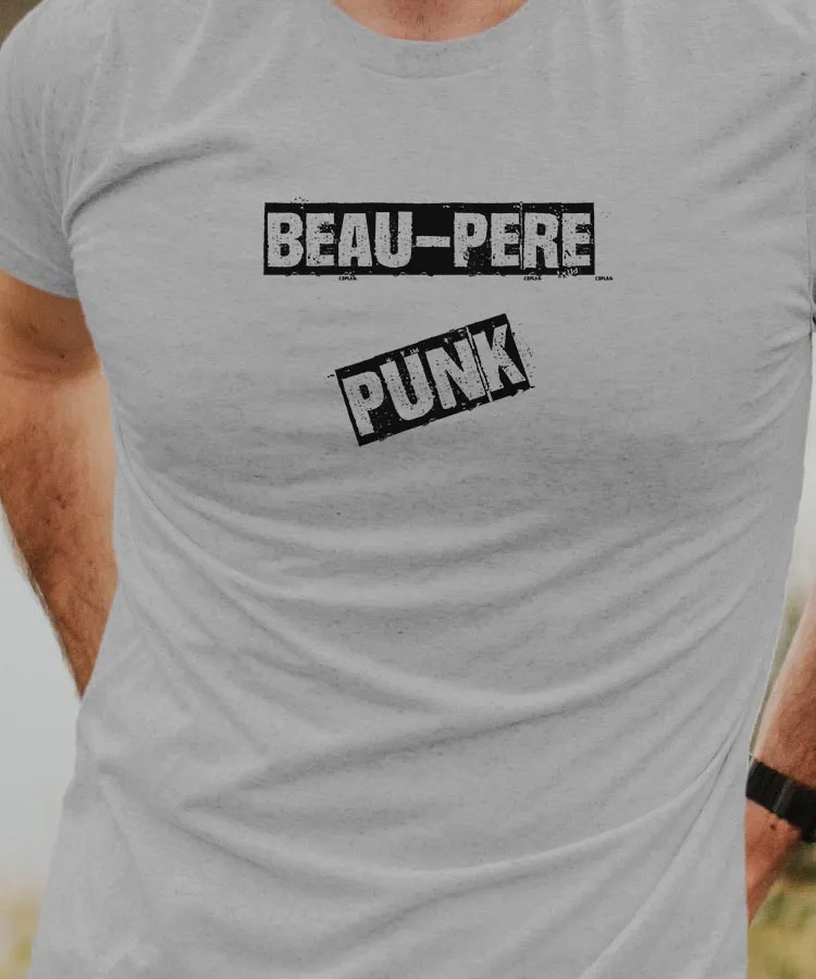 T-Shirt Beau-Pere PUNK Pour homme