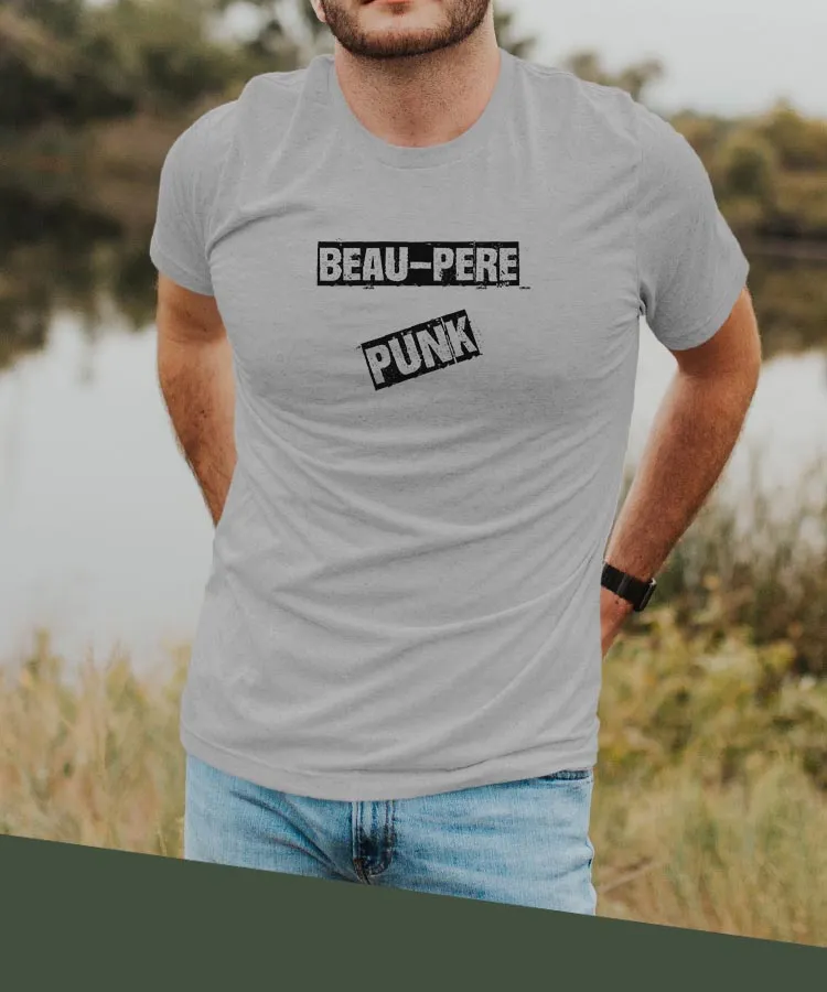 T-Shirt Beau-Pere PUNK Pour homme