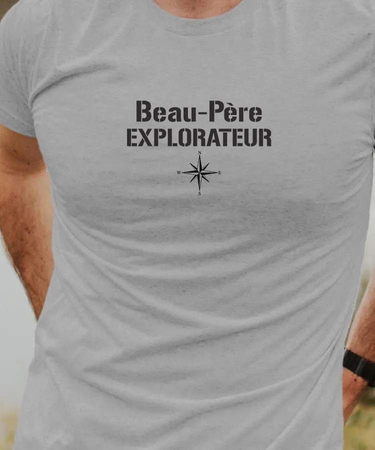 T-Shirt Beau-Père explorateur Pour homme