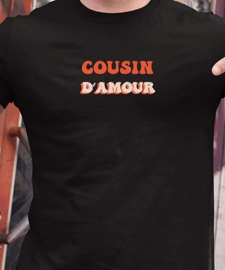 T-Shirt Cousin d'amour Pour homme