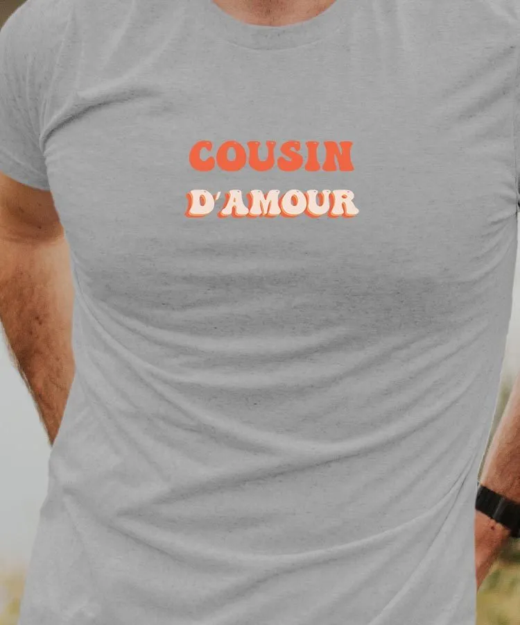 T-Shirt Cousin d'amour Pour homme