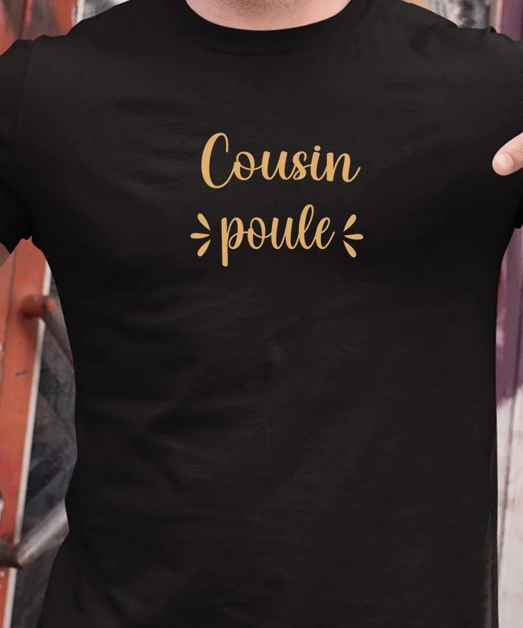 T-Shirt Cousin poule Pour homme